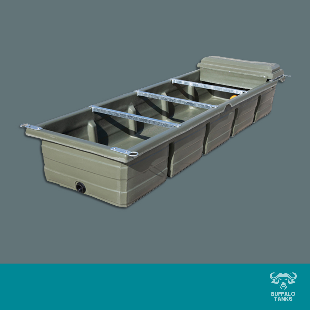 Buffalo Tanks Products -  1 000L 3m Cattle Water Trough